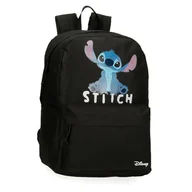 Plecaki szkolne i tornistry - Joumma Disney Stitch Cute Plecak szkolny 15,6" Czarny 31,5x45x15 cm Poliester 21,26L, Czarny (Black), Talla única, Plecak szkolny z możliwością dostosowania do wózka - miniaturka - grafika 1