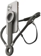 Uchwyty samochodowe do telefonów - Uchwyt magnetyczny na szyję 4smarts POV do smartfonów antracyt - miniaturka - grafika 1