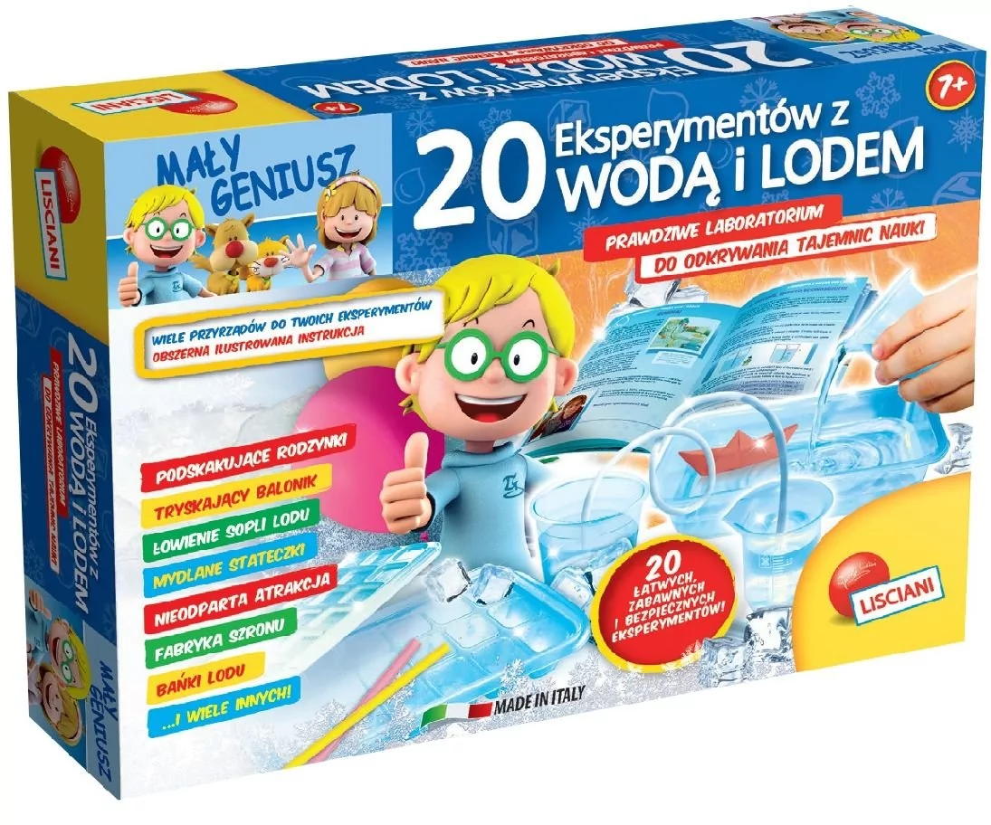 Lisciani Giochi 20 Eksperymentów z wodą i lodem 304-P54466