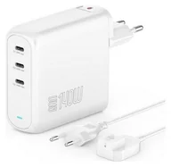 Ładowarki do telefonów - 4smarts GaN Flex Pro 140W 3xUSB-C biały 544140 - miniaturka - grafika 1