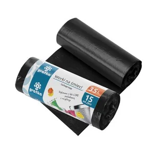 Worki na śmieci 35 l LDPE 15 szt. GRATKA - Worki na śmieci - miniaturka - grafika 1