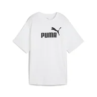 Koszulki sportowe damskie - Damska luźna koszulka Essentials z logo No.1 PUMA White - miniaturka - grafika 1
