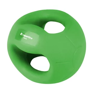Insportline Piłka lekarska z uchwytami Grab Me 5 kg 1IN-13489 - Piłki do ćwiczeń - miniaturka - grafika 1