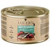 Mokra karma dla kotów - Karma dla kota LUGER'S Daily Pleasures z pstrągiem i sardynką 185 g - miniaturka - grafika 1