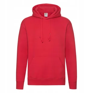 Bluza Męska Z Kapturem Hooded Sweat Czerwony r. 2XL - Bluzy męskie - miniaturka - grafika 1