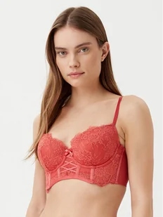 Hunkemöller Biustonosz push-up Arabella 206386 Czerwony - Biustonosze - miniaturka - grafika 1