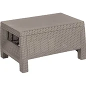 Stoły ogrodowe - ALLIBERT Stół ogrodowy CORFU - cappucino - miniaturka - grafika 1