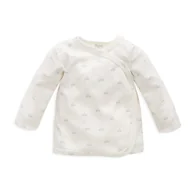 Kaftaniki dla niemowląt - PINOKIO KAFTAN WIAZANY LOVELY DAY BABYBLUE ECRU 62 - miniaturka - grafika 1
