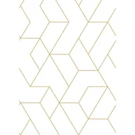 Fototapety - Fototapeta linie graficzne białymIzłotym - 200 x 279 cm - ESTAHOME - miniaturka - grafika 1