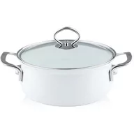Garnki - Riess Garnek ceramiczny biały na każdy typ kuchenki 1l ArcticWeiss R-0655-033 - miniaturka - grafika 1