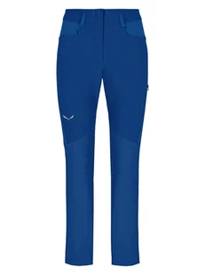 Salewa Spodnie funkcyjne w kolorze niebieskim - Spodnie sportowe damskie - miniaturka - grafika 1