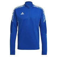 Swetry damskie - adidas Mens CON21 TR TOP sweter, Team royal Blue/White, 2XL - miniaturka - grafika 1
