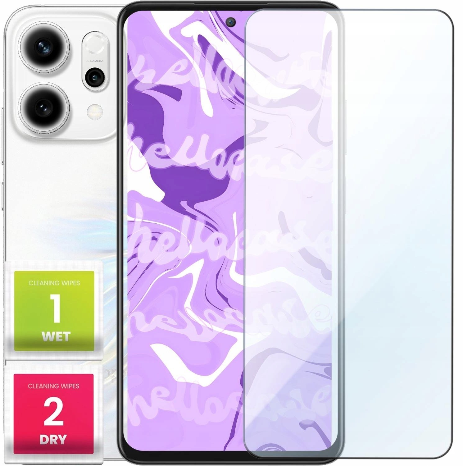 Szkło Hartowane Do Oppo Reno14 Pro Płaskie, 2.5D, Szybka, 9H, Ochronne