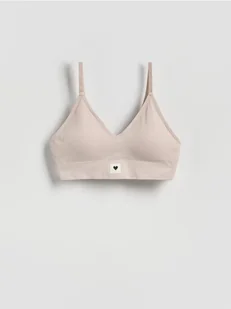 Reserved - Miękki biustonosz - beżowy - Biustonosze - miniaturka - grafika 1