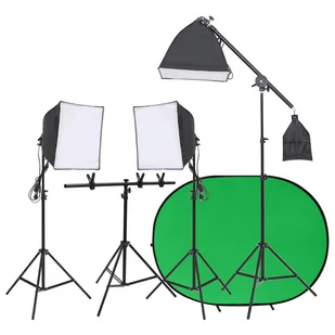 Fotograficzny zestaw studyjny z oświetleniem i tłem - Ekrany projekcyjne - miniaturka - grafika 1