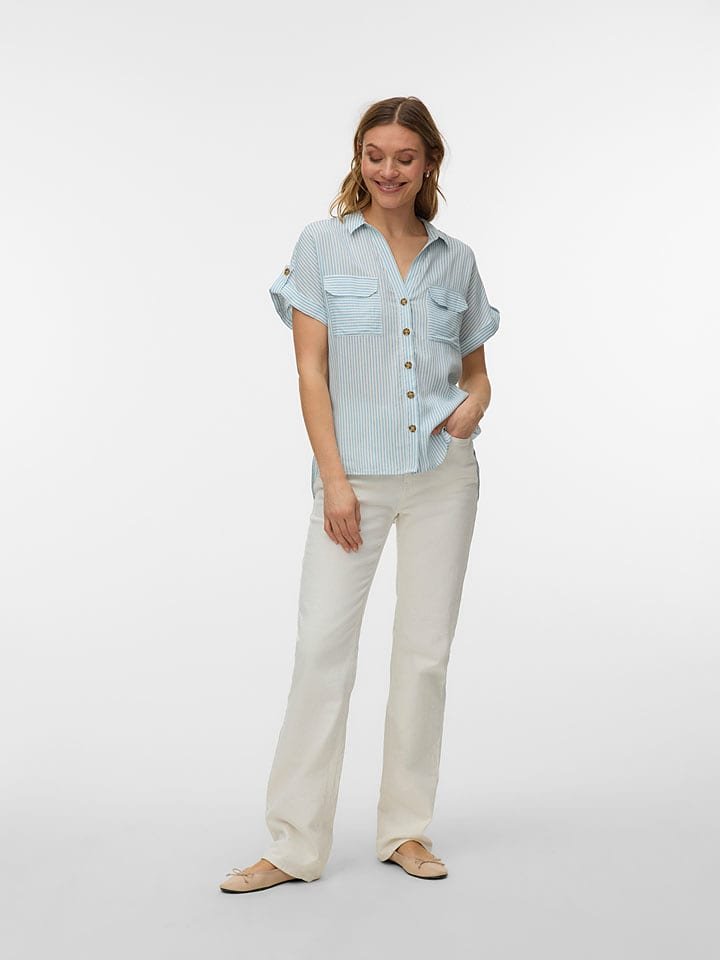 Vero Moda Bluzka w kolorze zielonym