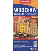Wrocław Plan miasta w skali 1:22 000 - Atlasy i mapy - miniaturka - grafika 1