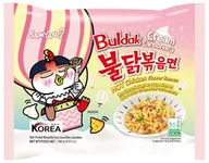 Kuchnie świata - Danie o smaku ostrego kurczaka Cream Carbonara 140g - Samyang - miniaturka - grafika 1