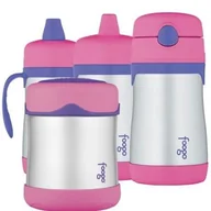 Termosy - Thermos Niemowlęcy termos stopień 1,2,3 + termos niemowlęcy na jedzenie 0,29l różowy TH-110011/110051/110041/113011 - miniaturka - grafika 1