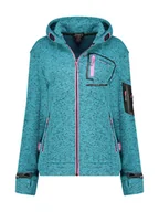 Kurtki damskie - Geographical Norway Kurtka polarowa "Telectra" w kolorze turkusowym - miniaturka - grafika 1