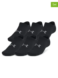 Under Armour Skarpety sportowe (6 par) "Essential No Show" w kolorze czarnym - Skarpetki męskie - miniaturka - grafika 1