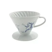 Zaparzacze i kawiarki - Hario Ceramiczny Drip V60-02 Tachikichi Choju Giga - miniaturka - grafika 1