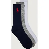 Skarpetki męskie - POLO RALPH LAUREN Skarpety 3-pack CREW - miniaturka - grafika 1