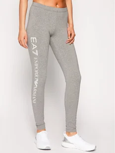 EA7 Emporio Armani Legginsy 8NTP63 TJ01Z 0905 Szary Slim Fit - Spodnie damskie - miniaturka - grafika 1