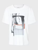 Koszulki i topy damskie - Calvin Klein Curve T-Shirt Inclu Photo Print K20K205462 Biały Regular Fit - miniaturka - grafika 1