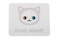 Podkładki pod mysz - Podkładka pod mysz z kotem Khao Manee - miniaturka - grafika 1