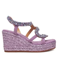 Espadryle damskie - Espadryle Alma En Pena V251276 Fioletowy - miniaturka - grafika 1