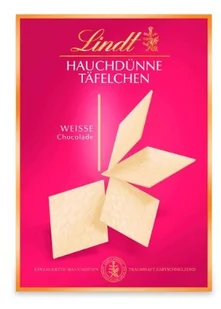 LINDT Hauchdünne Täfelchen Weiss cienkie tafle białej czekolady 125g - Bombonierki i czekoladki - miniaturka - grafika 1