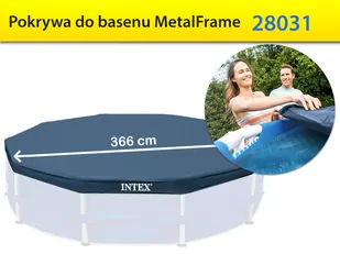Intex Pokrywa do basenu stelażowego 366 cm 28031 - Akcesoria do basenów - miniaturka - grafika 1