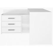 Biurka - Białe narożne biurko z komodą - Aramis - miniaturka - grafika 1