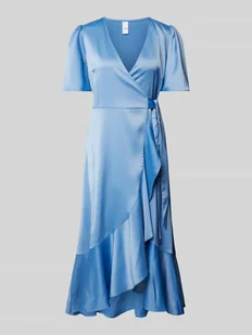 Sukienka midi w kopertowym stylu model ‘Thea’ - Sukienki - miniaturka - grafika 1