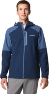 Odzież trekkingowa damska - Kurtka softshell męska Columbia Columbia Tech Softshell Hoodie - miniaturka - grafika 1