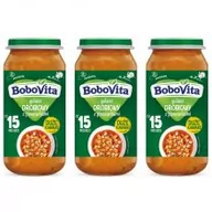 Dania dla dzieci - BoboVita Gulasz drobiowy z pieczarkami i ziemniaczkami po 15. miesiącu zestaw 3 x 250 g - miniaturka - grafika 1