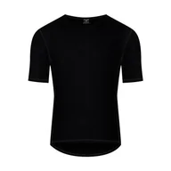 Koszulki męskie - T-shirt męski termiczny Merino Wool czarny, rozmiar L - miniaturka - grafika 1