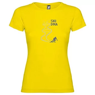 Koszulki sportowe damskie - kruskis 11502302ls123 koszulka, damska, żółta, L - grafika 1