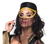 Dodatki do strojów karnawałowych - Boland Nakrycie głowy Fatima z woalką - 1 szt. B04236 - miniaturka - grafika 1