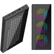 Akcesoria do komputerów stacjonarnych - Przedni panel do obudowy FORNAX 500 Gembird Front panel mesh - miniaturka - grafika 1