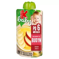 Desery dla dzieci - Kubuś Baby Deser owocowy typu budyń po 6 miesiącu banan jabłko 100 g - miniaturka - grafika 1