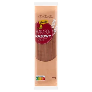Novelle Makaron razowy spaghetti 400 g - Makaron - miniaturka - grafika 1