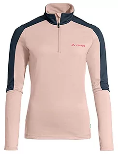 Swetry damskie - VAUDE Vaude Damski sweter Livigno Halfzip II różowy Piaskowy róża. 34 42060 - grafika 1