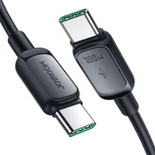 Kable USB - Kabel USB Joyroom USB-C - USB-C 1.2 m Czarny (JYR759) - miniaturka - grafika 1