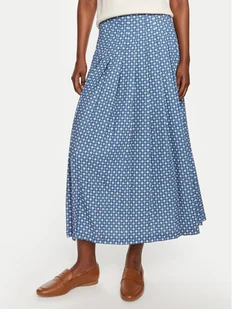 Tommy Hilfiger Spódnica plisowana WW0WW42254 Niebieski Regular Fit - Spódnice - miniaturka - grafika 1