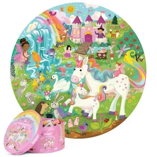 Puzzle okrągłe 150 Jednorożce - Układanki dla dzieci - miniaturka - grafika 1