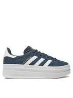 Buty dla dziewczynek - adidas Sneakersy Gazelle Bold JQ7405 Granatowy - miniaturka - grafika 1