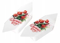 Cukierki - Krówki ciągutki Dzień Kobiet Czerwone Tulipany 1kg - miniaturka - grafika 1