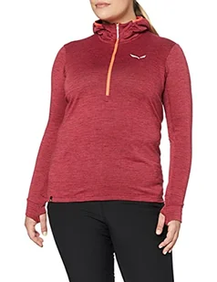 Salewa damska bluza z kapturem Puez WO Active PL, różowo-czerwony/czarny na zewnątrz, rozmiar 46/40 00-0000027545 - Bluzy damskie - miniaturka - grafika 1
